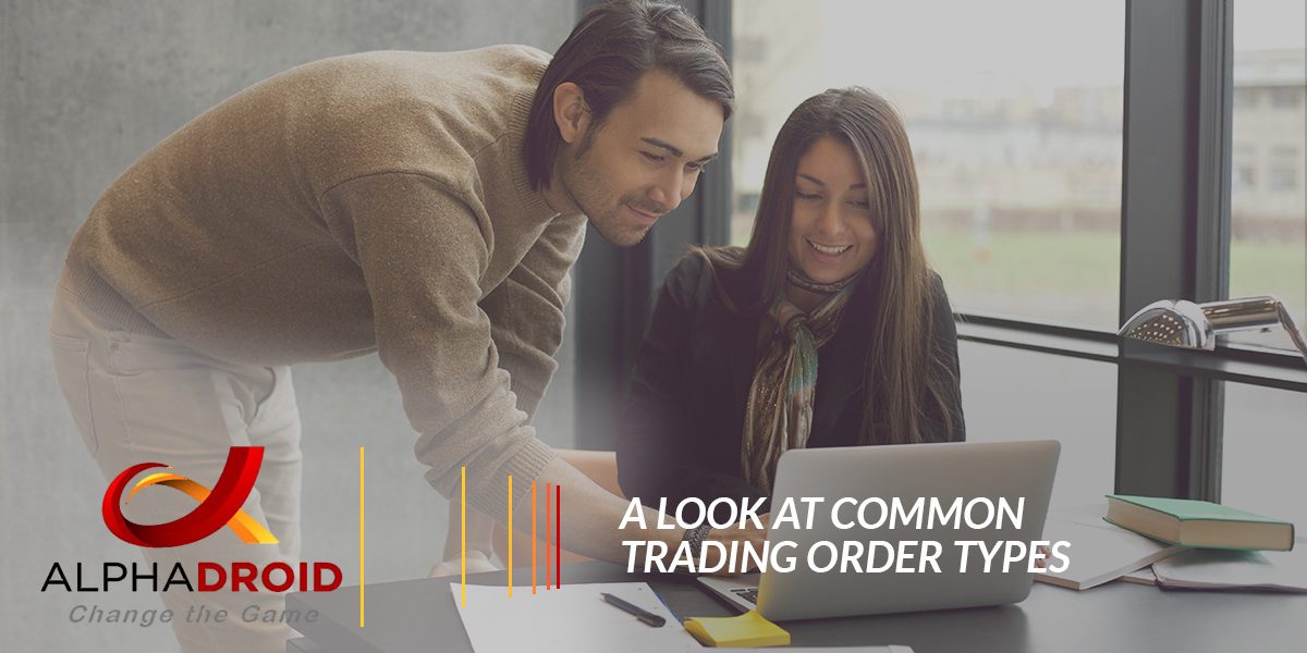 Man and woman at laptop