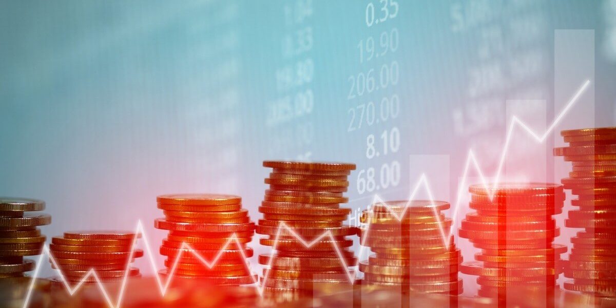 coins and numbers graphic